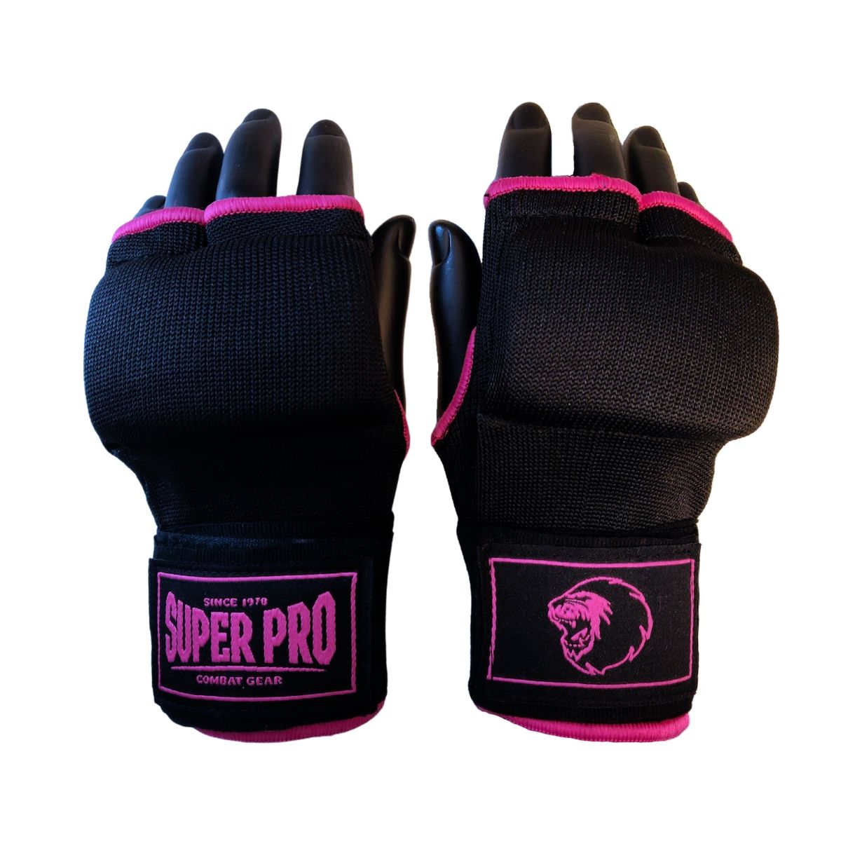 Super Pro Combat Gear Innenhandschuhe - Mit Bandage - Rosa / Schwarz Super Pro Combat Gear Innenhandschuhe - Mit Bandage - Rosa / Schwarz