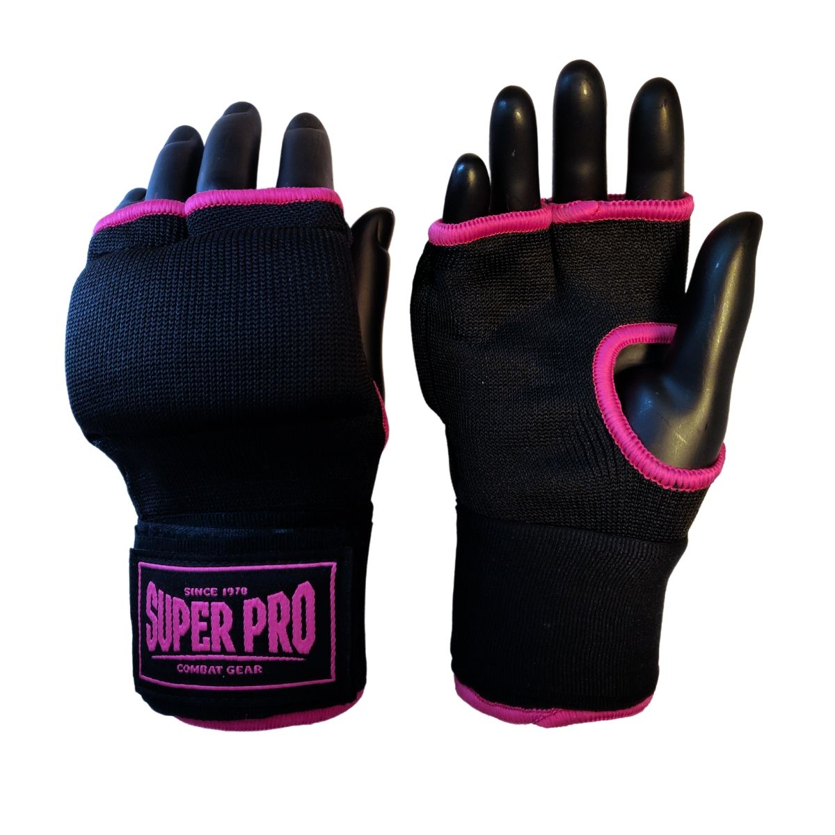 Super Pro Combat Gear Innenhandschuhe - Mit Bandage - Rosa / Schwarz Super Pro Combat Gear Innenhandschuhe - Mit Bandage - Rosa / Schwarz