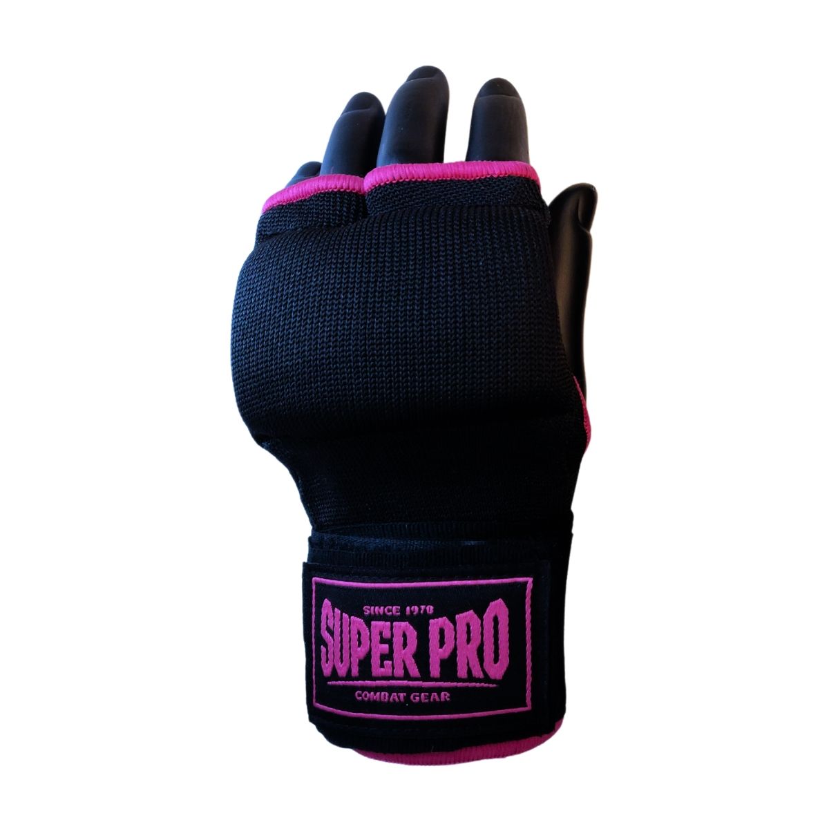 Super Pro Combat Gear Innenhandschuhe - Mit Bandage - Rosa / Schwarz Super Pro Combat Gear Innenhandschuhe - Mit Bandage - Rosa / Schwarz