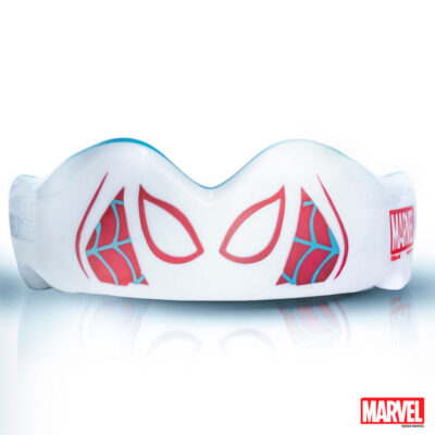 SAFEJAWZ Mund- und Zahnschutz - Extro Marvel Spider-Gwen - Weiß / Grün