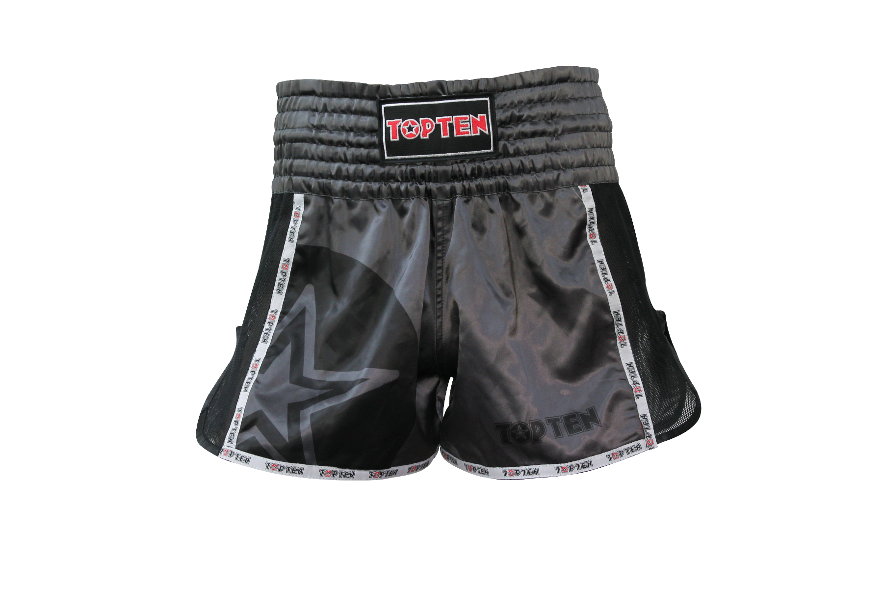 TOP TEN Muay-Thai-Shorts - Star - Schwarz