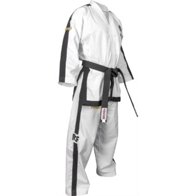 TOP TEN Taekwondoanzug - Premium Gold ITF Approved - Weiß