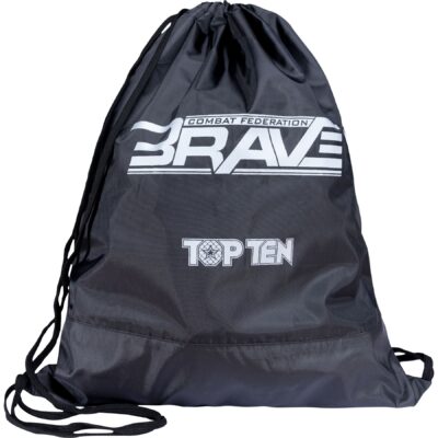 TOP TEN MMA Gym Bag - BRAVE - Schwarz