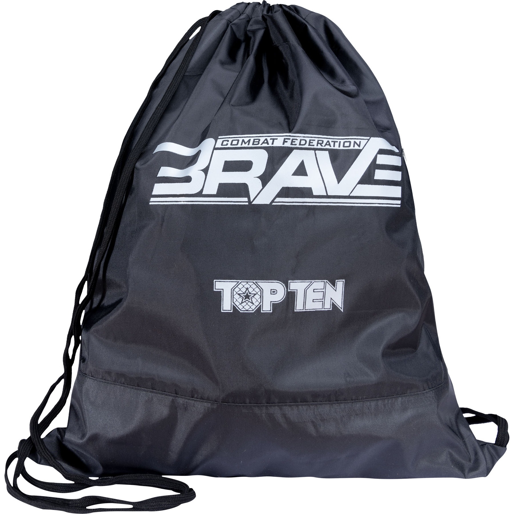TOP TEN MMA Gym Bag - BRAVE - Schwarz