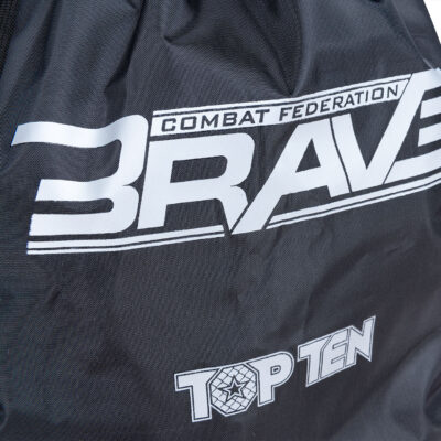 TOP TEN MMA Gym Bag - BRAVE - Schwarz