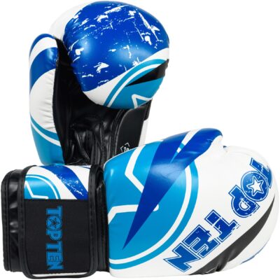TOP TEN Boxhandschuhe - Urban Arts - Blau / Weiß