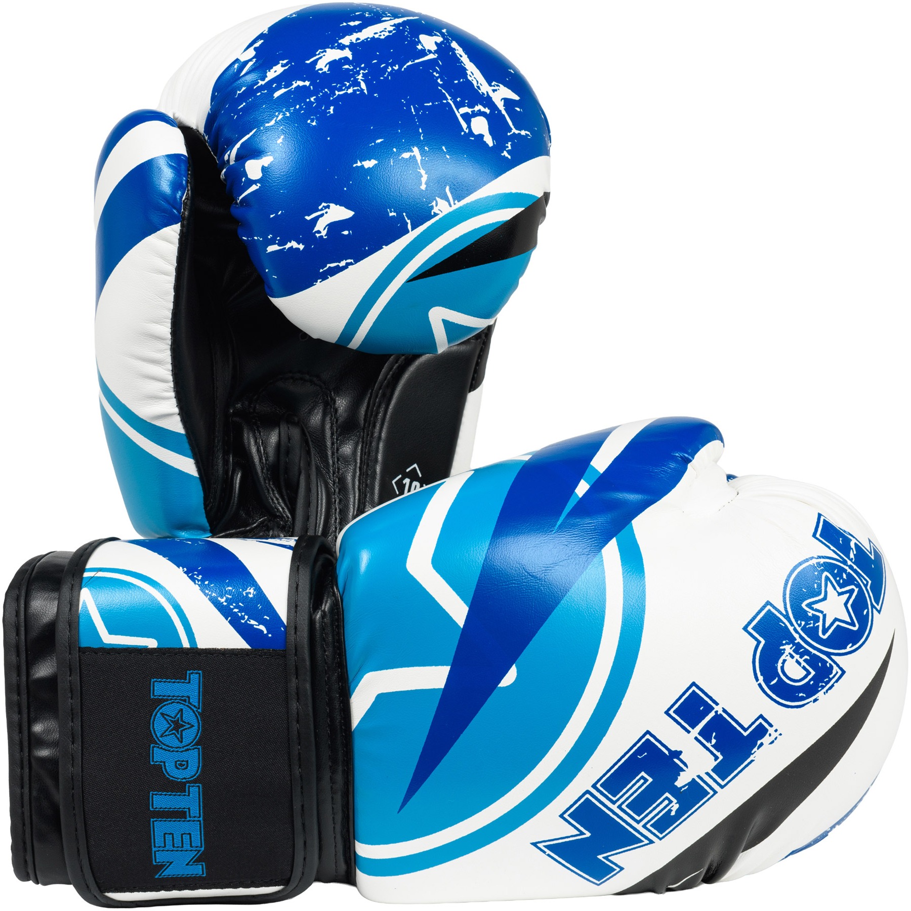 TOP TEN Boxhandschuhe - Urban Arts - Blau / Weiß