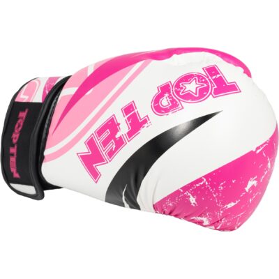TOP TEN Boxhandschuhe - Urban Arts - Rosa / Weiß