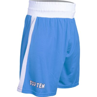 TOP TEN Kickbox-Shorts - Competition - Blau / Weiß TOP TEN Kickbox-Shorts - Competition - Blau / Weiß