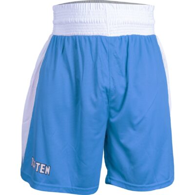 TOP TEN Kickbox-Shorts - Competition - Blau / Weiß TOP TEN Kickbox-Shorts - Competition - Blau / Weiß