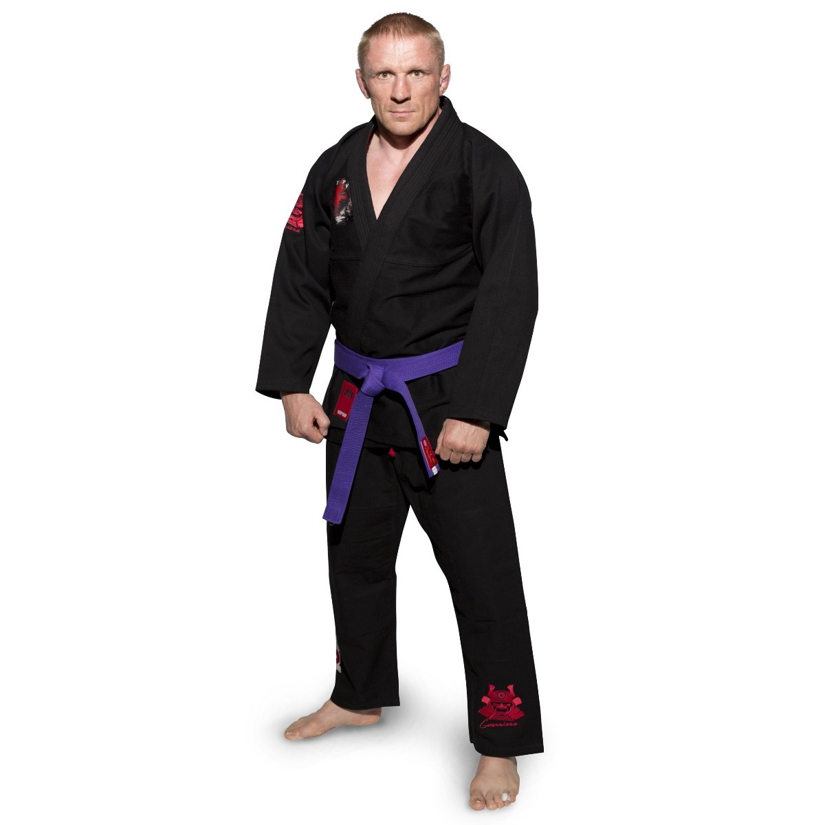 TOP TEN BJJ-Anzug - Guerriero - Schwarz