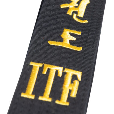 TOP TEN Taekwondo Gürtel - ITF - Schwarz