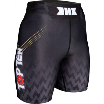 TOP TEN MMA-Compressieshort für Damen - BRAVE Fight Night - Schwarz TOP TEN MMA-Compressieshort für Damen - BRAVE Fight Night - Schwarz