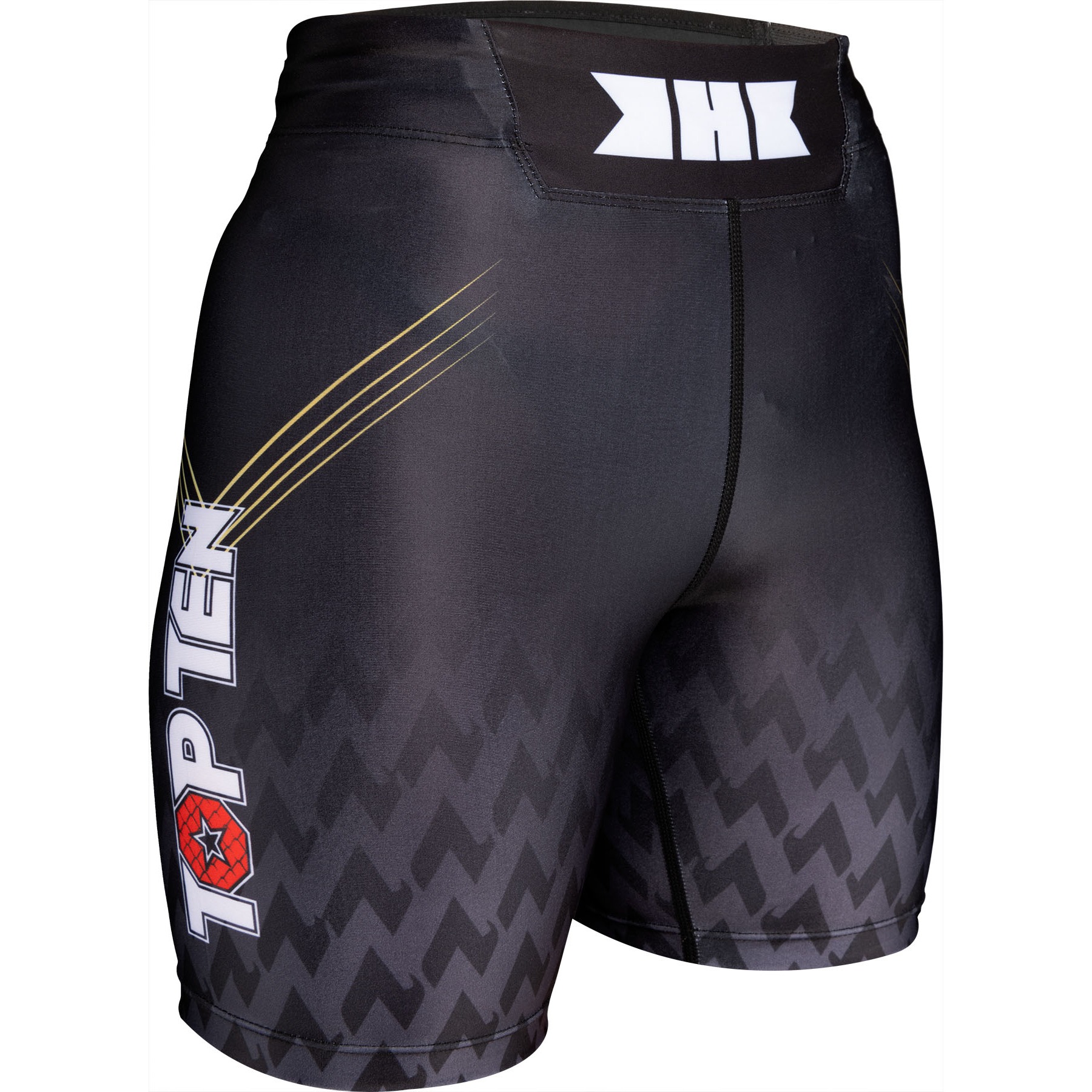 TOP TEN MMA-Compressieshort für Damen - BRAVE Fight Night - Schwarz