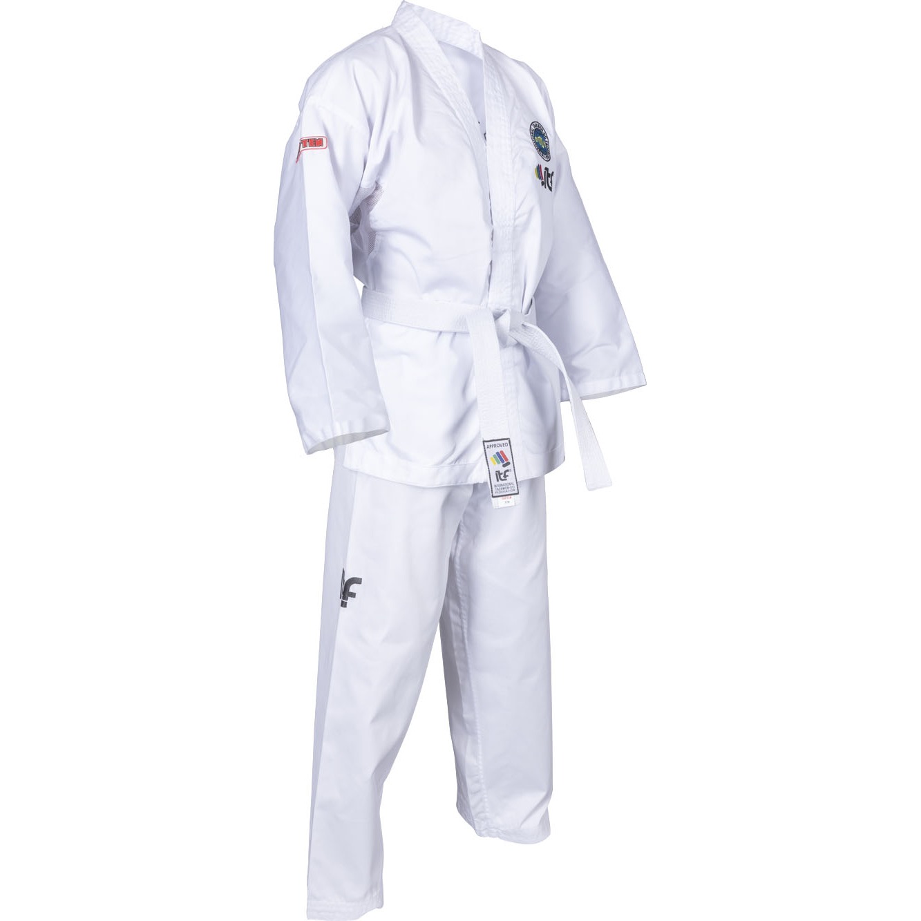 TOP TEN Taekwondoanzug - De-Luxe ITF Approved - Weiß