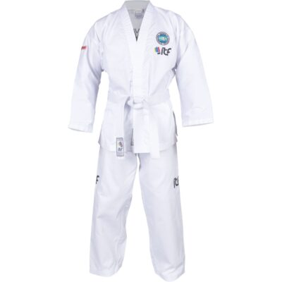 TOP TEN Taekwondoanzug - De-Luxe ITF Approved - Weiß