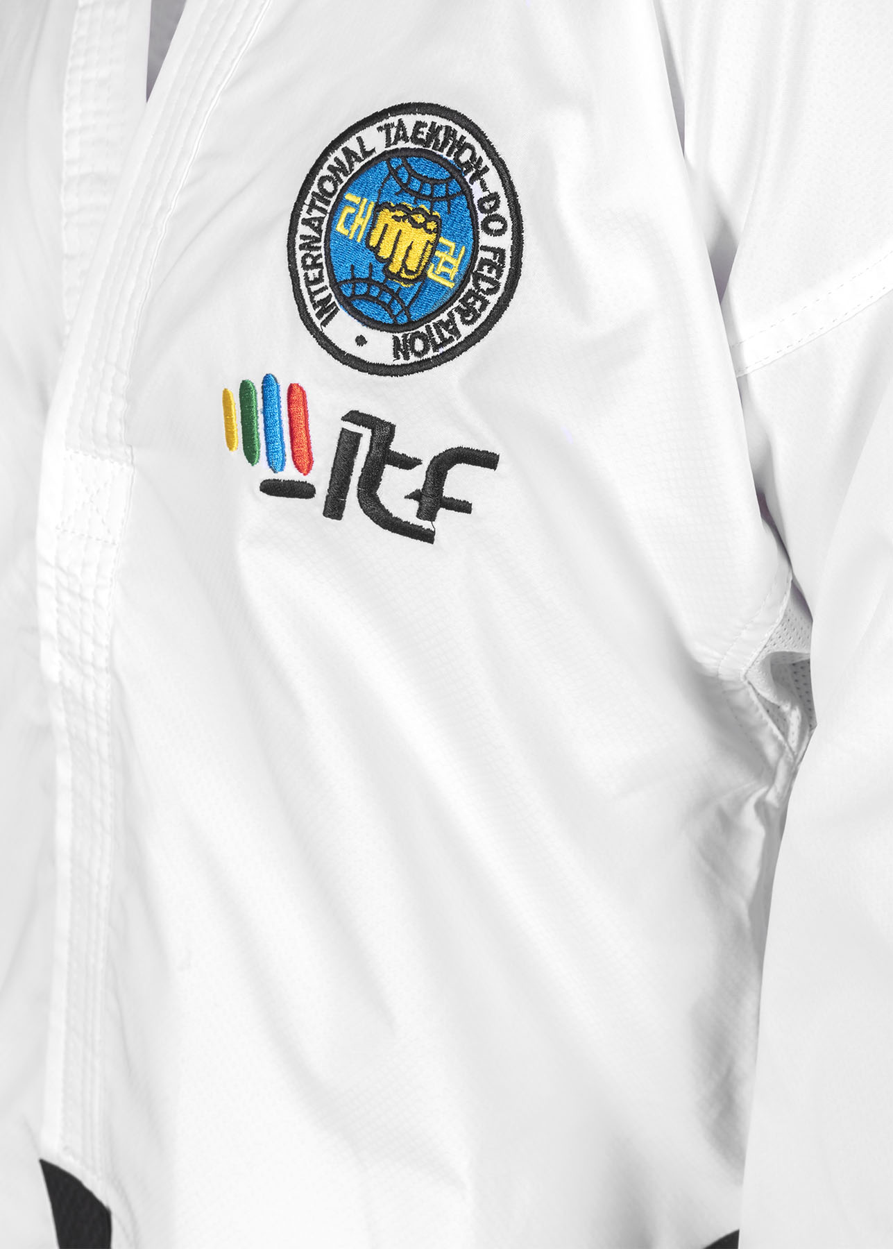 TOP TEN Taekwondoanzug - Premium Gold ITF Approved - Weiß TOP TEN Taekwondoanzug - Premium Gold ITF Approved - Weiß