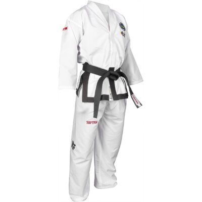 TOP TEN Taekwondoanzug - Diamond ITF Approved - Weiß