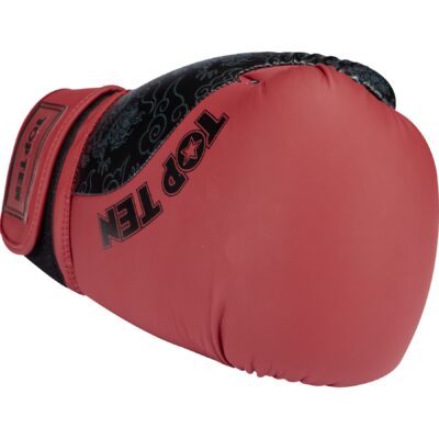 TOP TEN Boxhandschuhe - Dragon - Rot / Schwarz