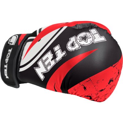 TOP TEN Boxhandschuhe - Urban Arts - Schwarz / Rot