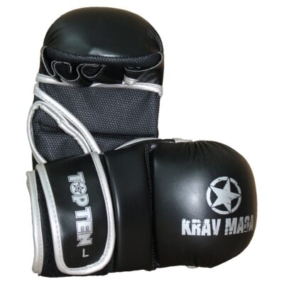 TOP TEN Kampfsporthandschuhe - Krav Maga - Schwarz TOP TEN Kampfsporthandschuhe - Krav Maga - Schwarz