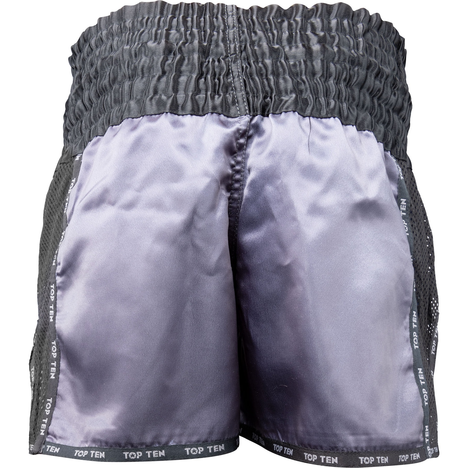 TOP TEN Kickbox-Shorts - Dragon - Schwarz / Grau TOP TEN Kickbox-Shorts - Dragon - Schwarz / Grau