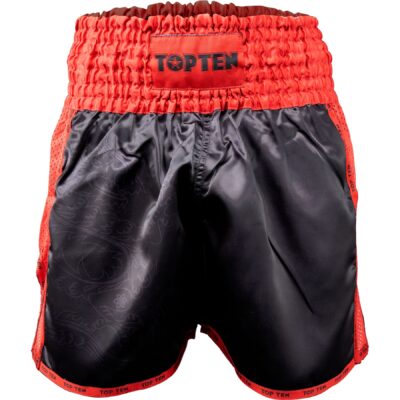 TOP TEN Kickbox-Shorts - Dragon - Rot / Schwarz TOP TEN Kickbox-Shorts - Dragon - Rot / Schwarz
