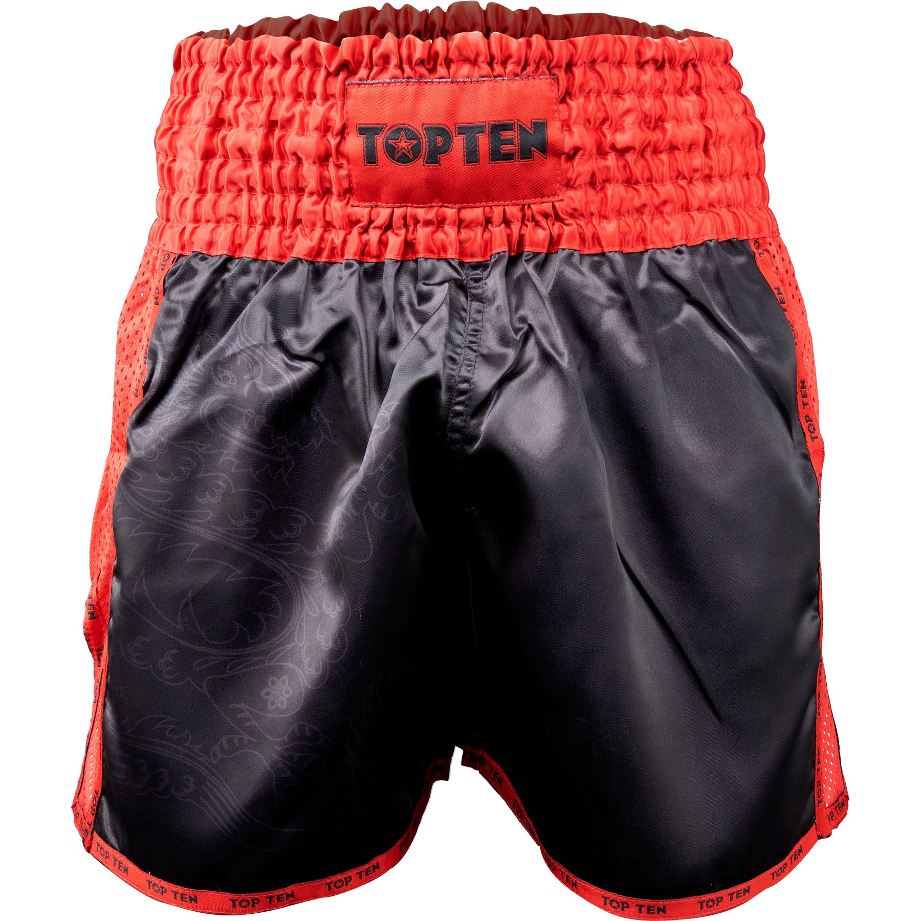 TOP TEN Kickbox-Shorts - Dragon - Rot / Schwarz TOP TEN Kickbox-Shorts - Dragon - Rot / Schwarz