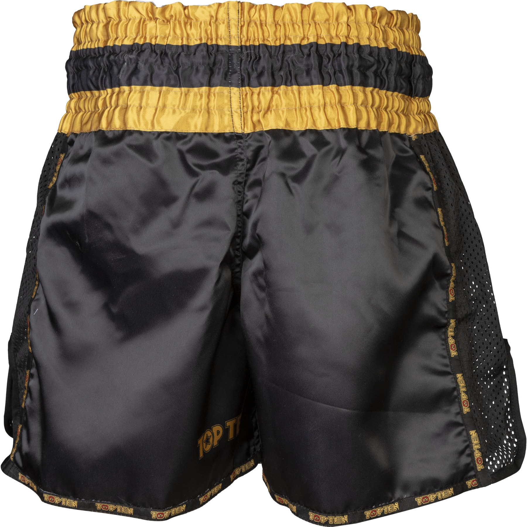 TOP TEN Muay-Thai-Shorts - Star - Schwarz / Gold TOP TEN Muay-Thai-Shorts - Star - Schwarz / Gold