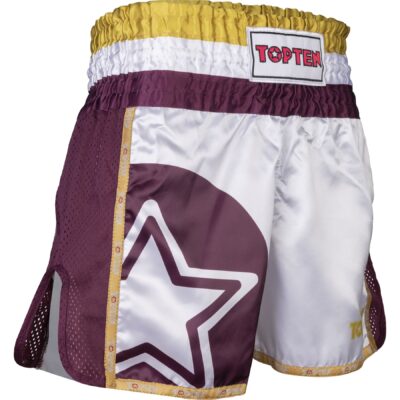 TOP TEN Muay-Thai-Shorts - Star - Schwarz