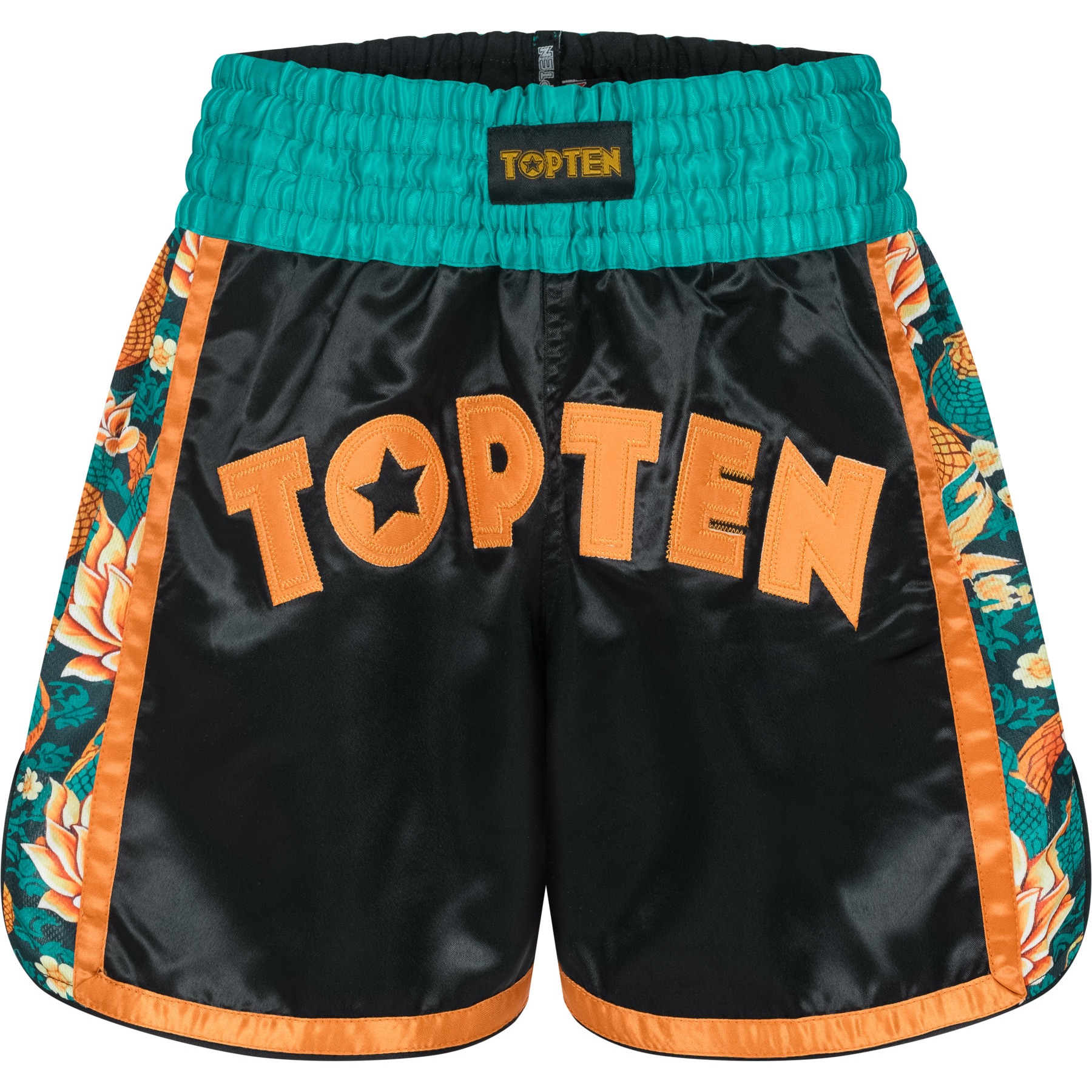TOP TEN Muay-Thai-Shorts - Ryu del Mar - Schwarz TOP TEN Muay-Thai-Shorts - Ryu del Mar - Schwarz