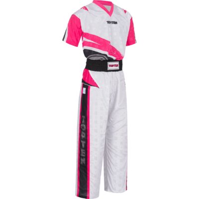 TOP TEN Kickbox-Uniform - Urban Arts - Weiß / Rosa