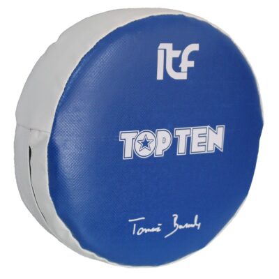 TOP TEN Taekwondo Pratzen - Barada ITF Approved - Blau / Weiß