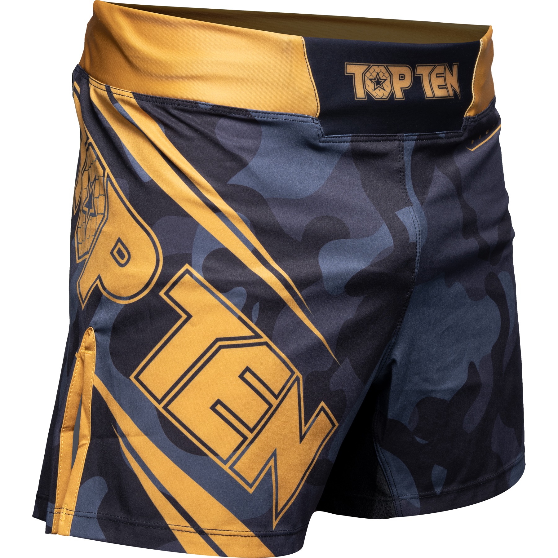 TOP TEN MMA MMA-Shorts - Black Force - Schwarz