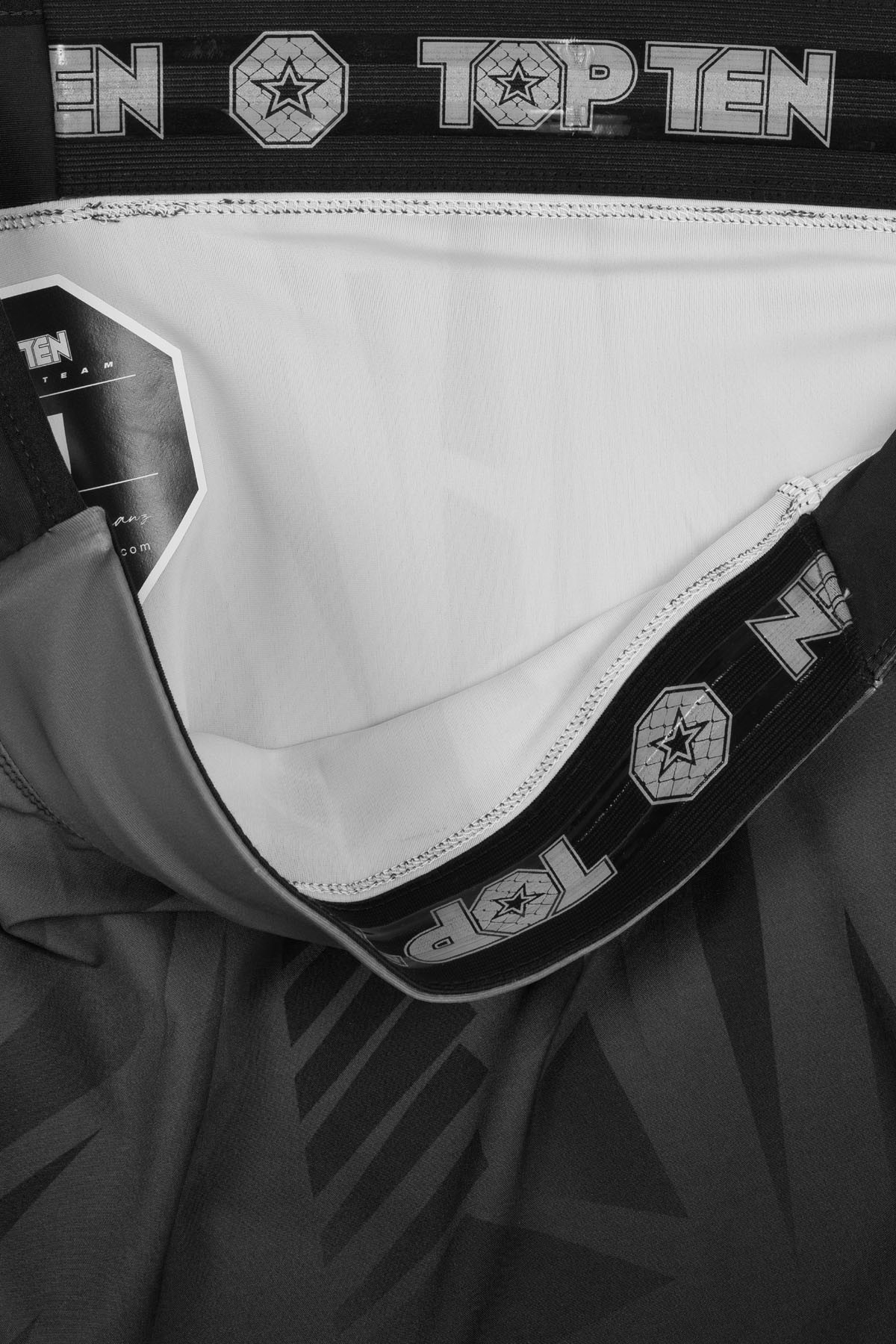 TOP TEN MMA-Shorts - Borrado - Schwarz TOP TEN MMA-Shorts - Borrado - Schwarz