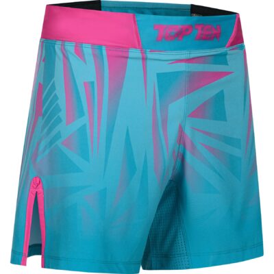 TOP TEN MMA MMA-Shorts - Borrado - Blau / Rosa