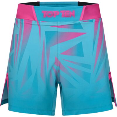 TOP TEN MMA MMA-Shorts - Borrado - Blau / Rosa