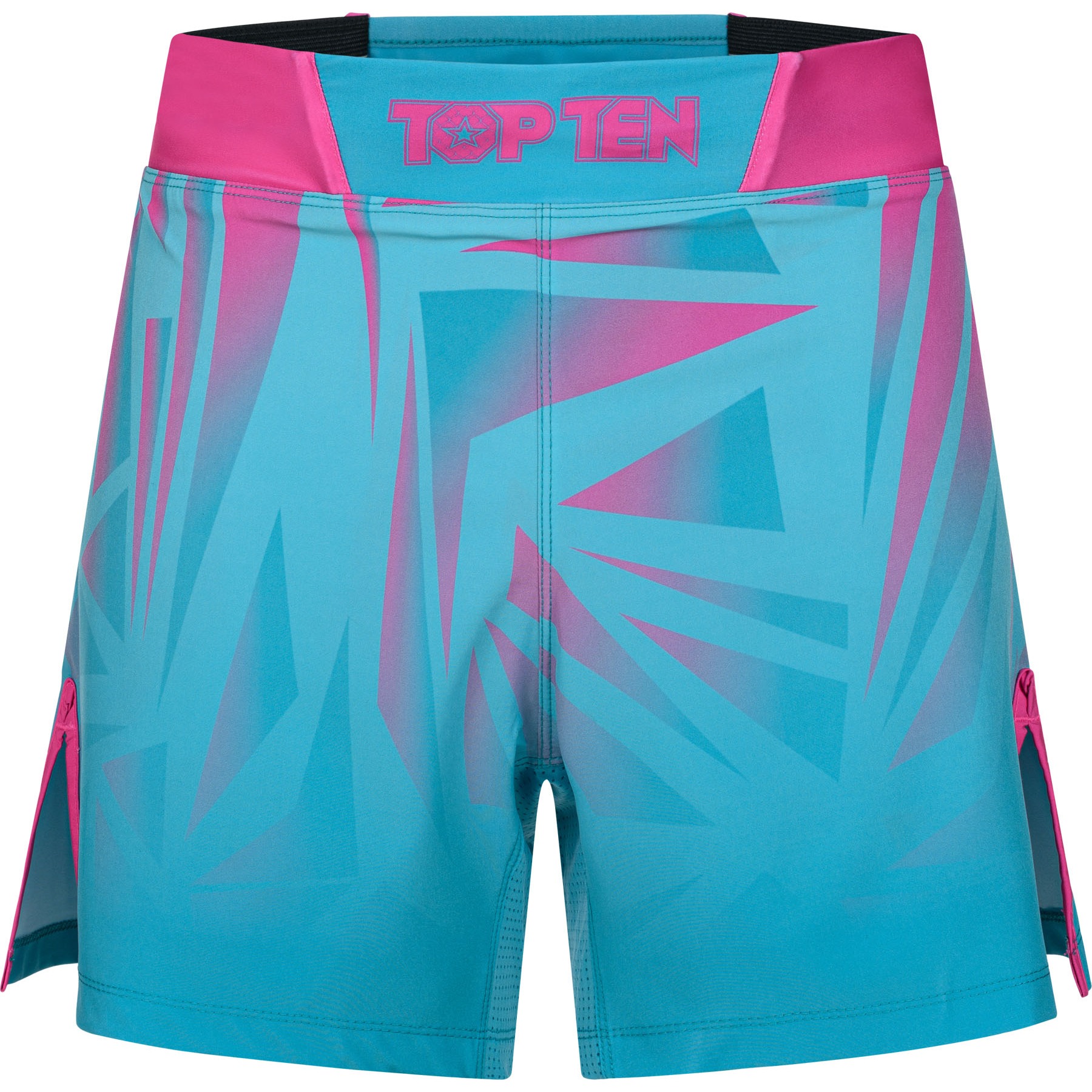 TOP TEN MMA MMA-Shorts - Borrado - Blau / Rosa TOP TEN MMA MMA-Shorts - Borrado - Blau / Rosa