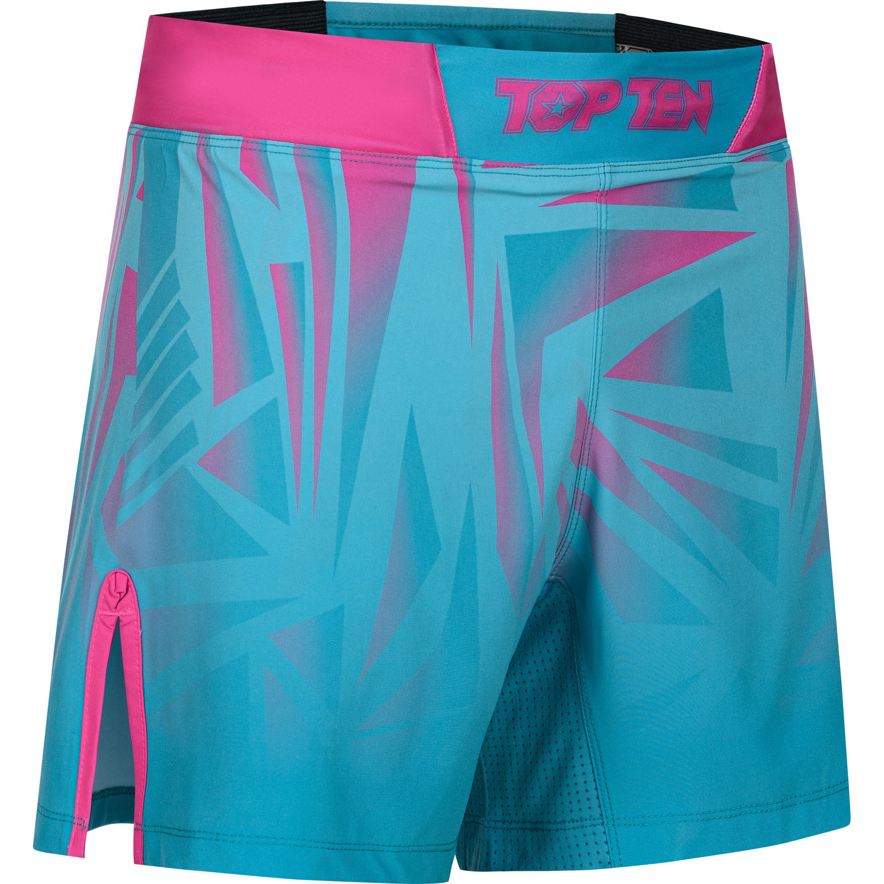 TOP TEN MMA MMA-Shorts - Borrado - Blau / Rosa