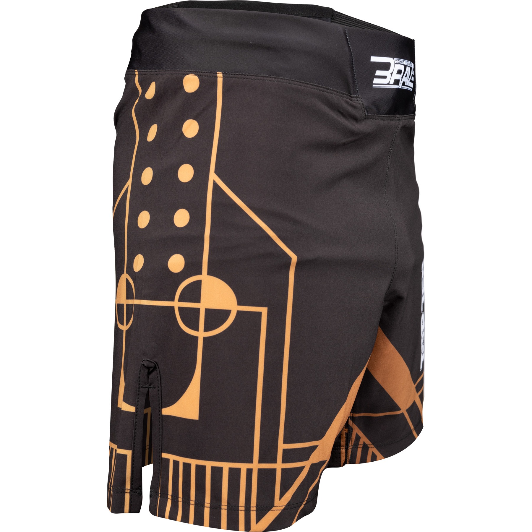 TOP TEN MMA MMA-Shorts - BRAVE - Schwarz / Gold