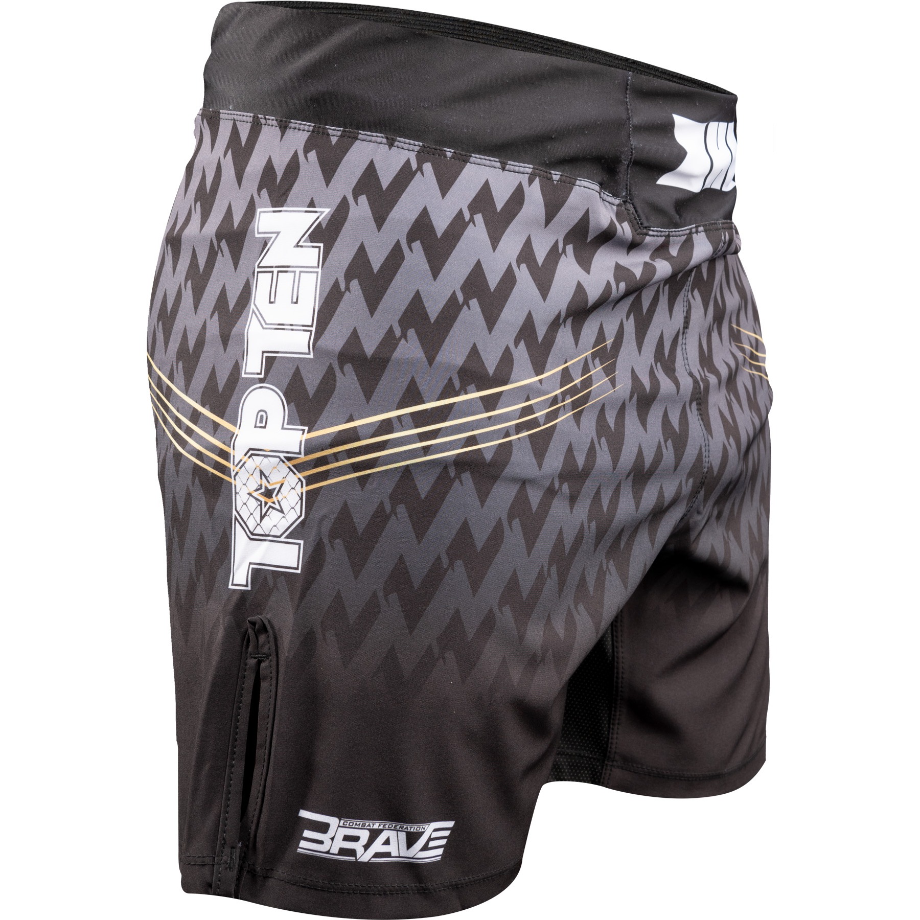 TOP TEN MMA MMA-Shorts - BRAVE Fight Night - Schwarz