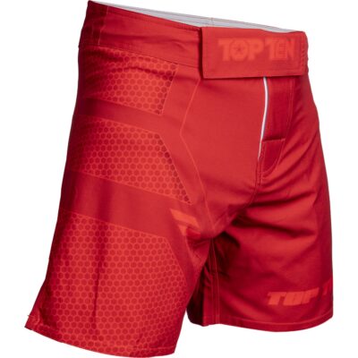 TOP TEN MMA-Shorts - COMBat - Rot