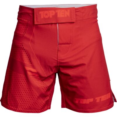 TOP TEN MMA-Shorts - COMBat - Rot