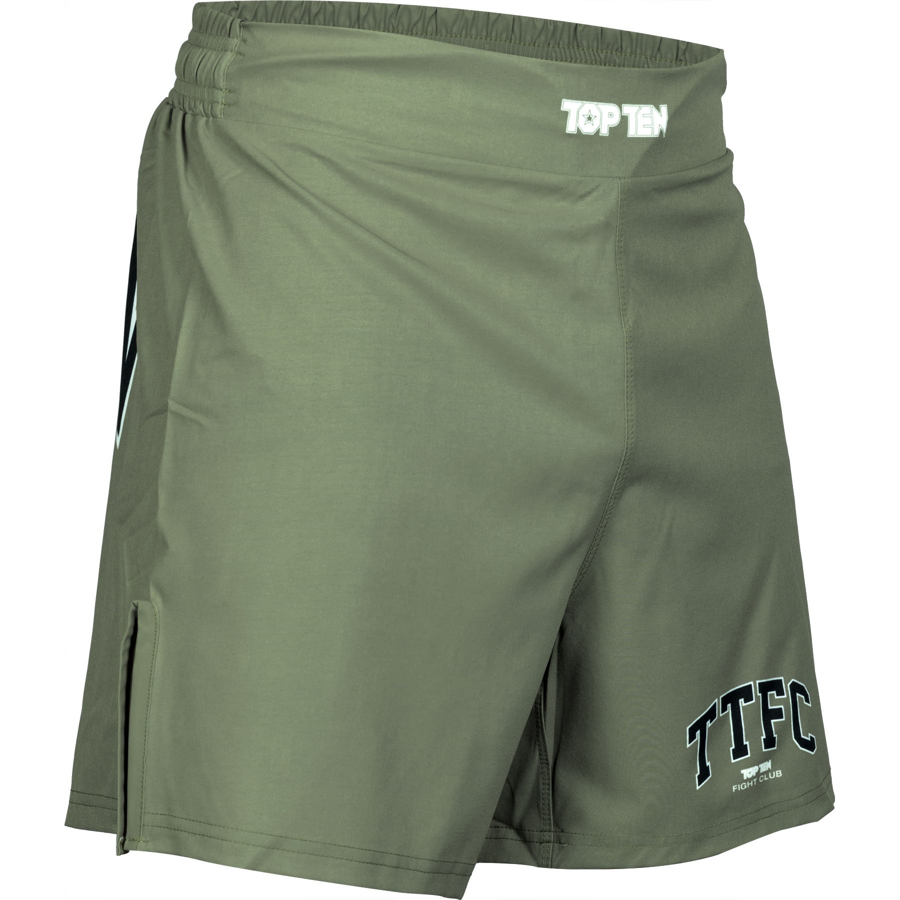 TOP TEN MMA-Shorts - Fight Club - Khaki TOP TEN MMA-Shorts - Fight Club - Khaki