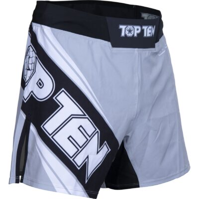 TOP TEN MMA-Shorts - Fight Team - Grau