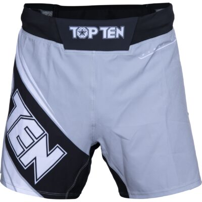 TOP TEN MMA-Shorts - Fight Team - Grau