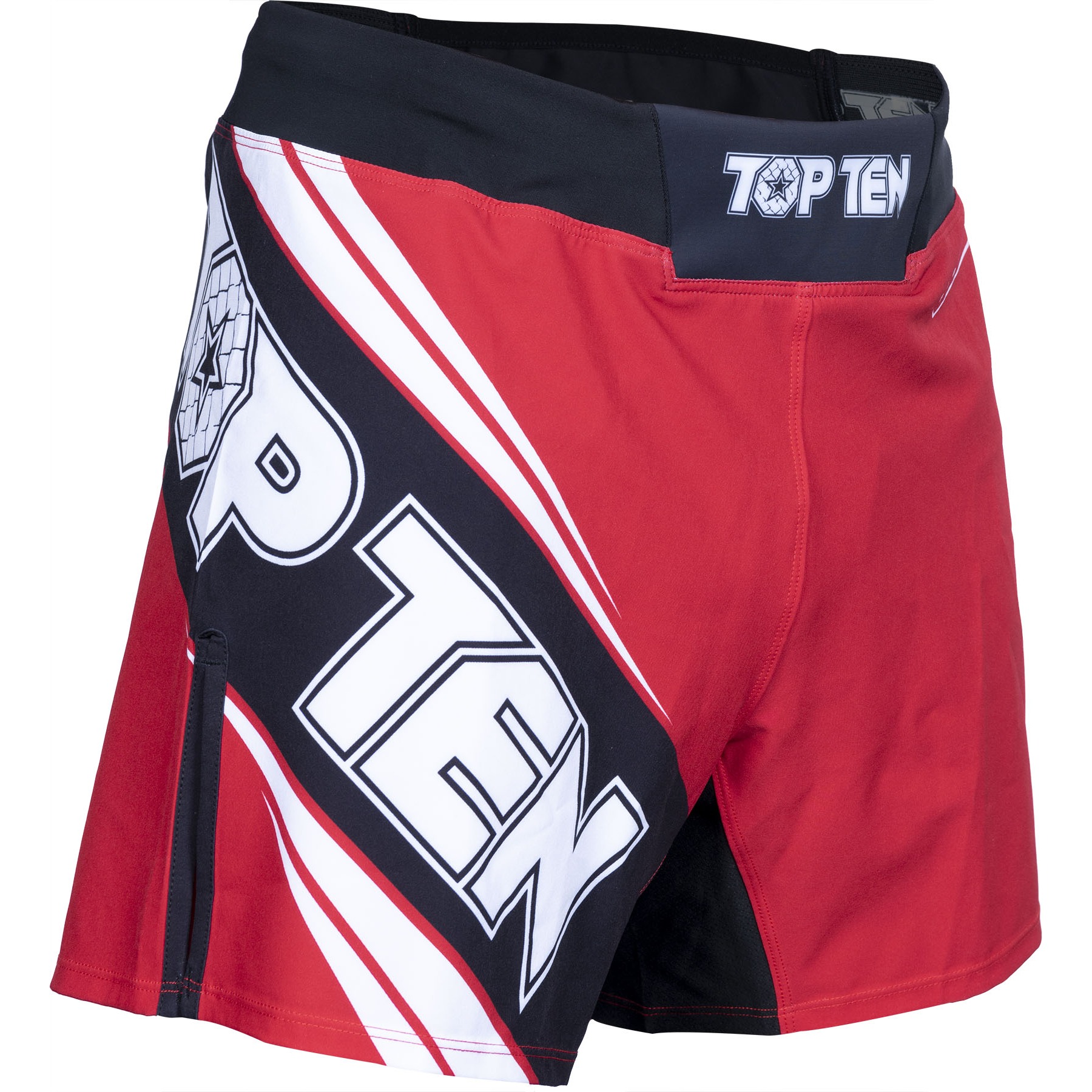 TOP TEN MMA-Shorts - Fight Team - Rot