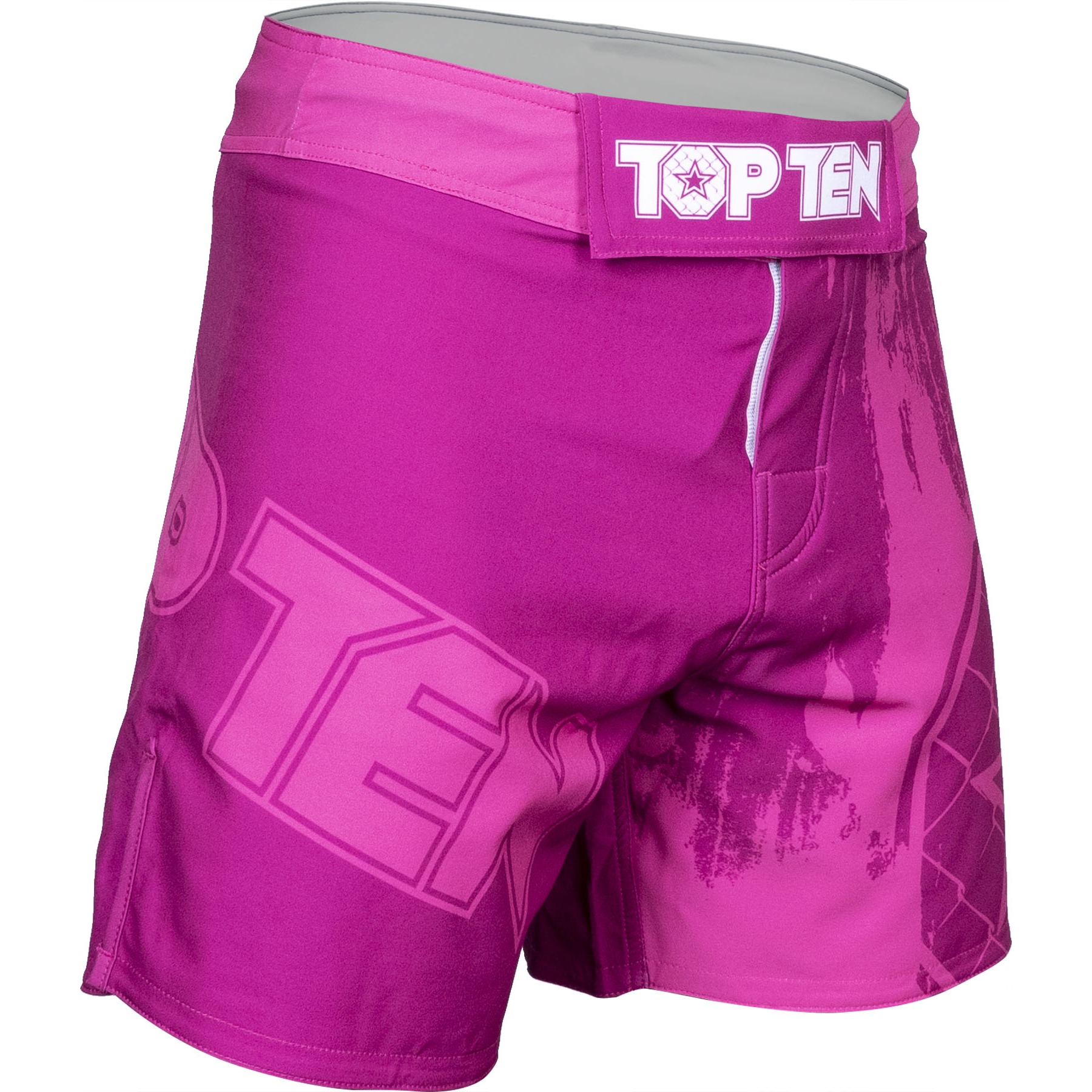 TOP TEN MMA-Shorts - Power Ink - Rosa