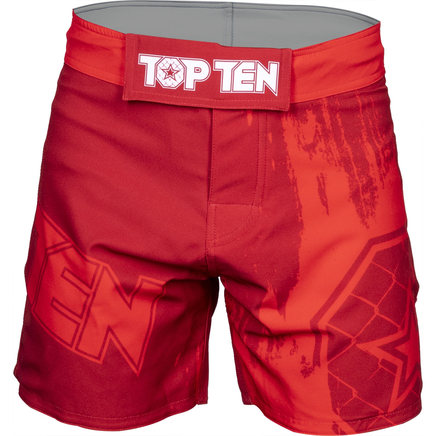 TOP TEN MMA-Shorts - Power Ink - Rot TOP TEN MMA-Shorts - Power Ink - Rot