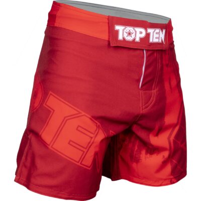 TOP TEN MMA-Shorts - Power Ink - Rot